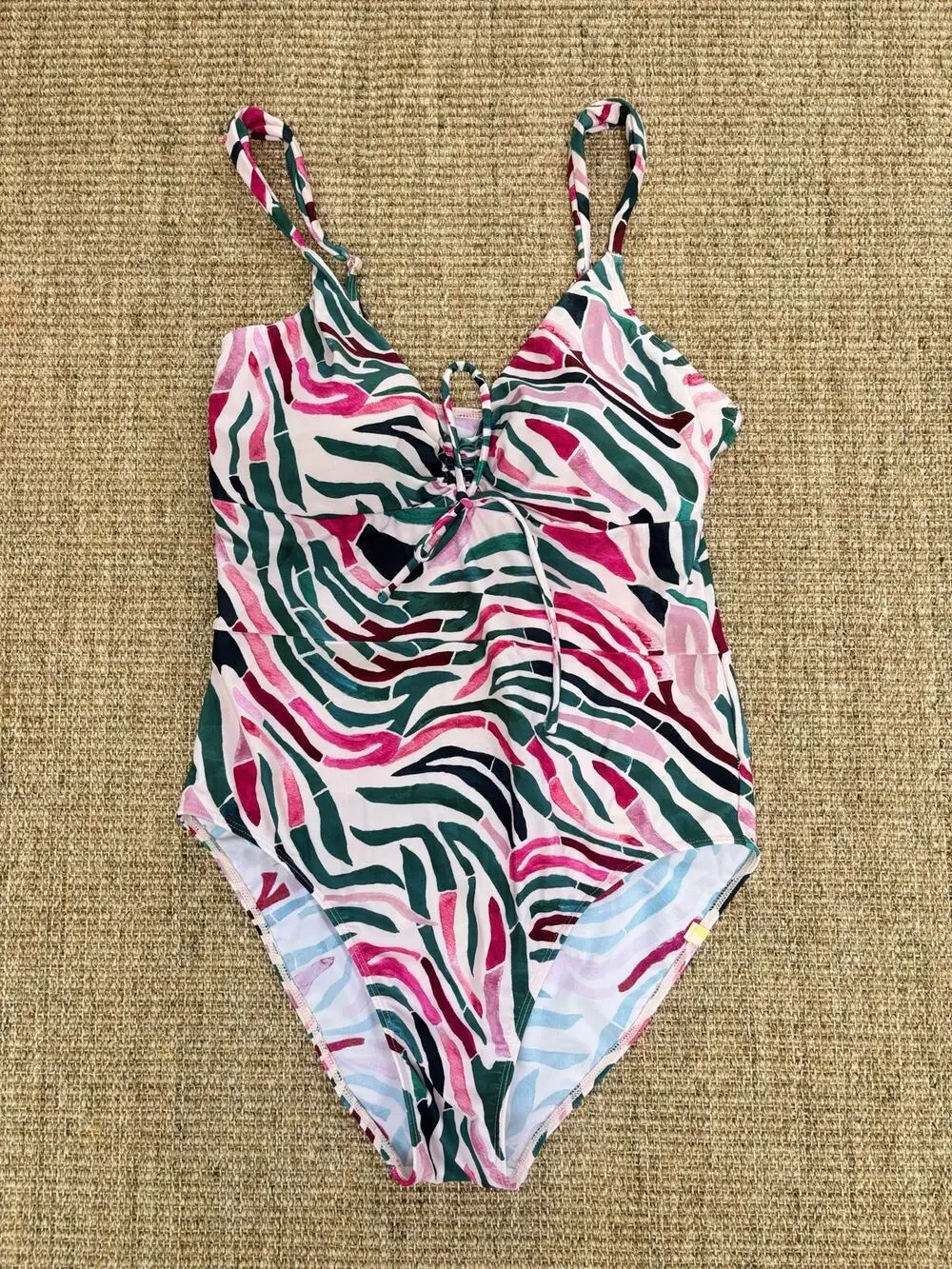 🌸 Summersalt One-Piece Swimsuit | Size 10 | Abstract Zebra Print